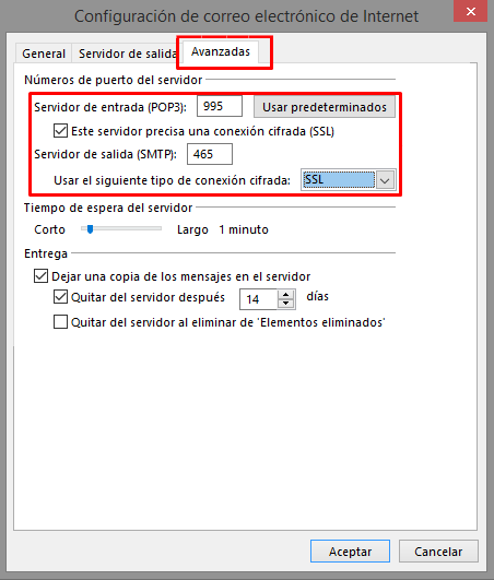 Configurar Outlook 2013