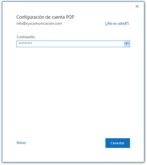 Configurar Outlook 2019