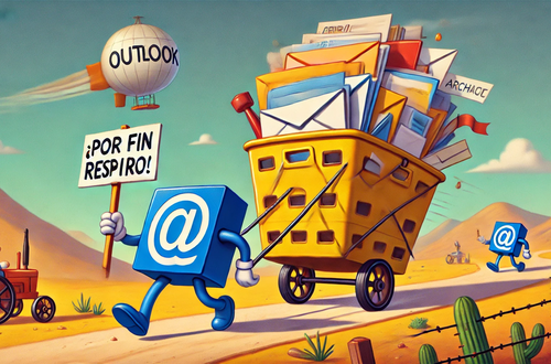 ¿Cómo archivar correos en outlook para liberar espacio?