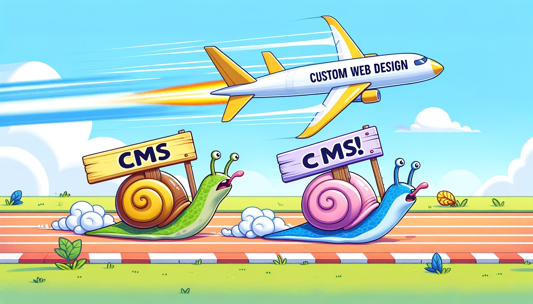 Las webs a medida cargan más rápido